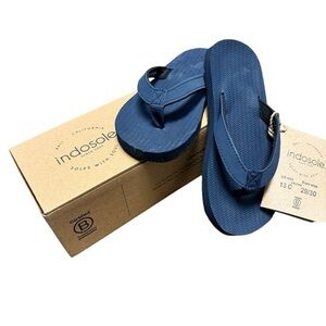 NWT Indosole kids Sandals | Blue | Recycled Tires | Grom’s | 13C